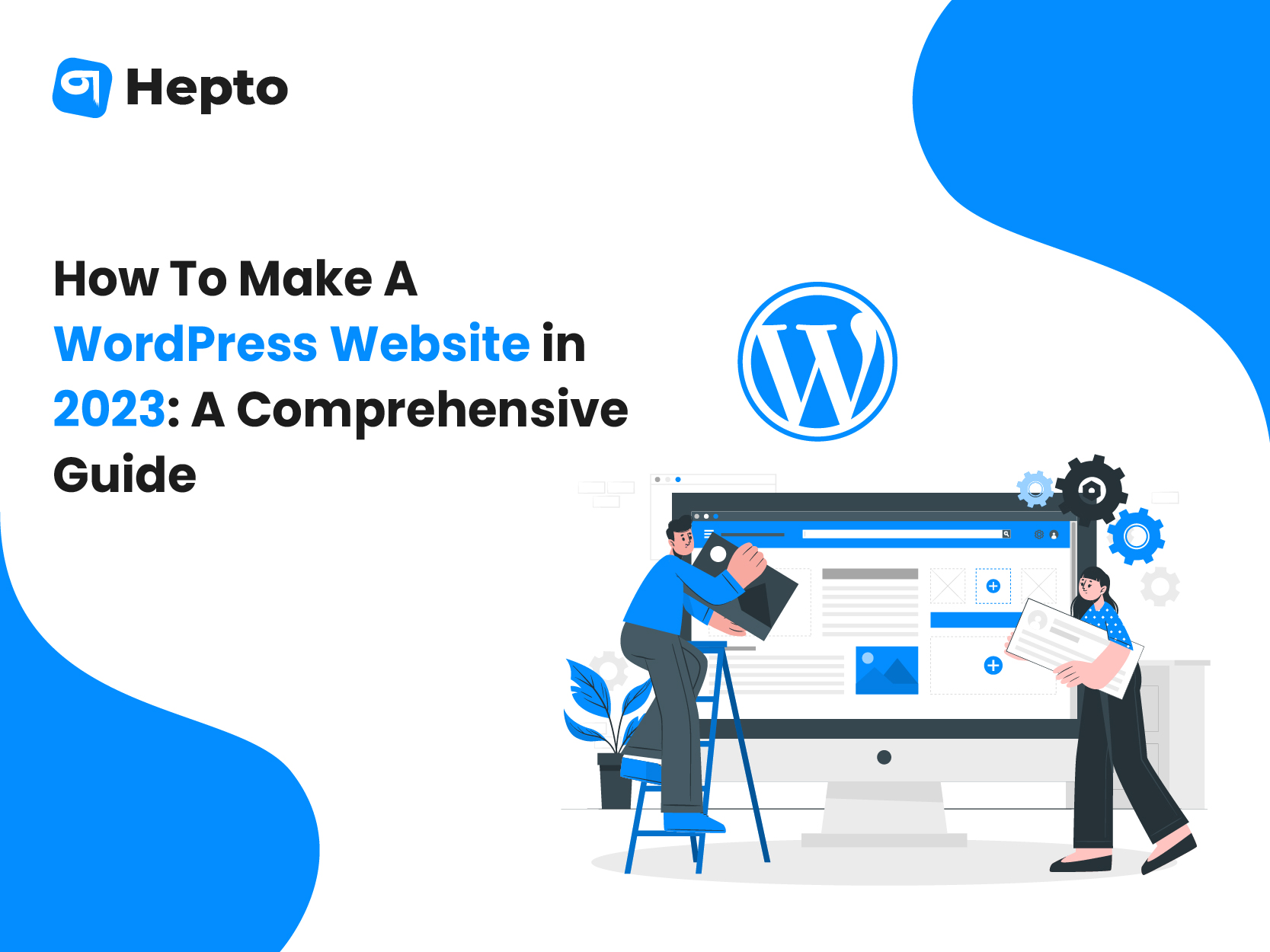 how to make a website with WordPress